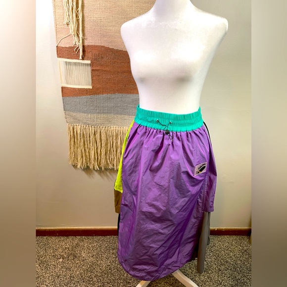 move up Dresses & Skirts - Vintage 90s Style Move Up Unique Midi Sports Skirt S